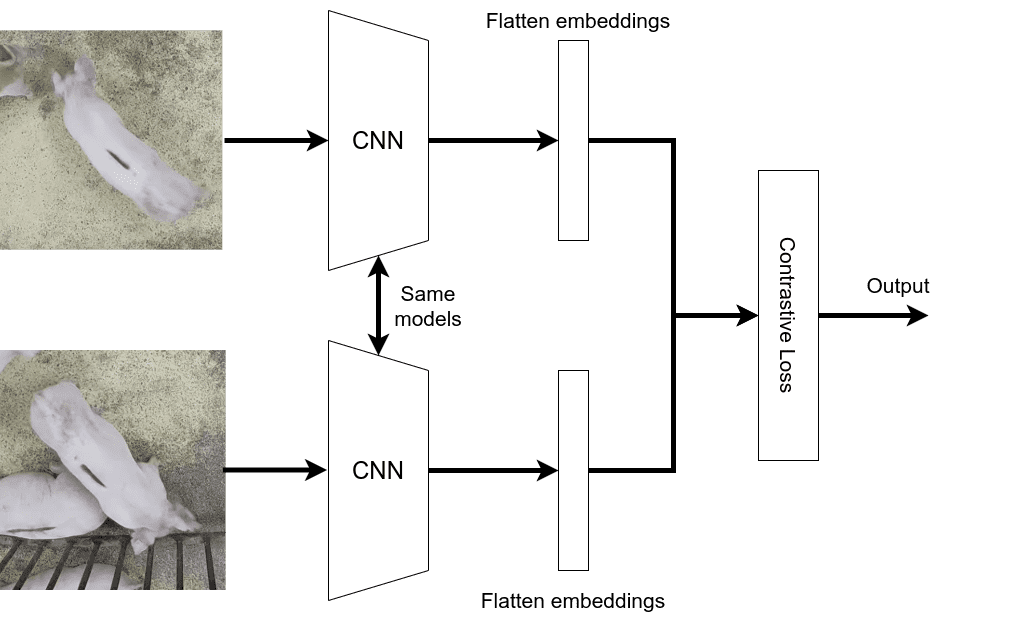 Siamese network deep store learning